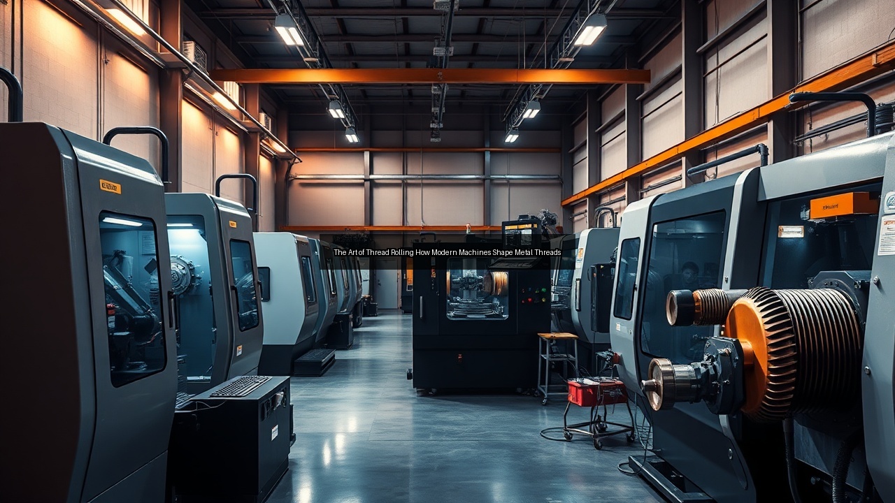machines rolling service cnc machining thread rolling metal